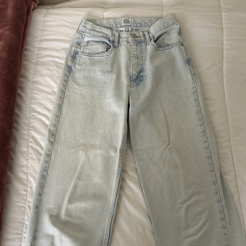Urban outfitters high rise baggy Light Blue Women's Jeans